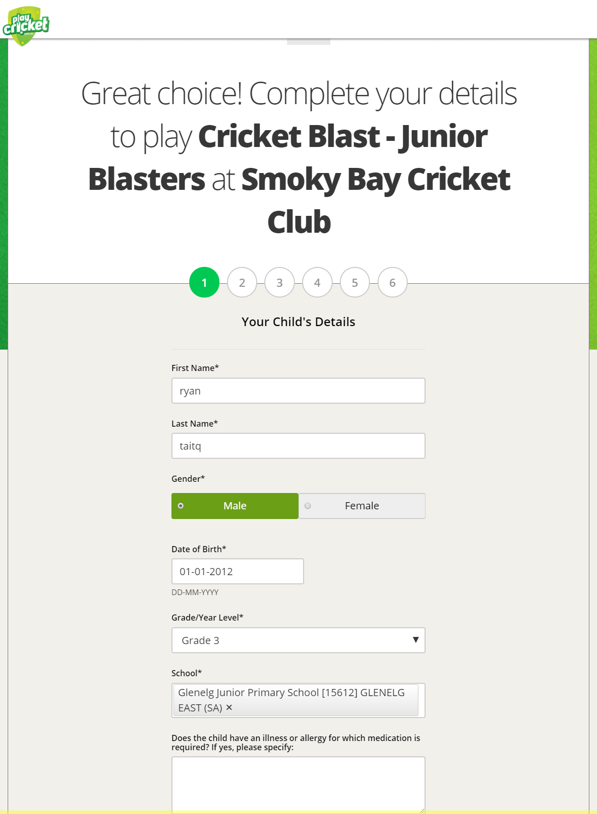 Sa Sports Voucher Program Redemption Faqs Mycricket Support